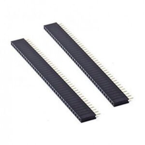 Female Header straight 2.54mm bergstrip 1×40