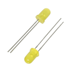 5mm DIP LED Yellow – 10 Pcs.
