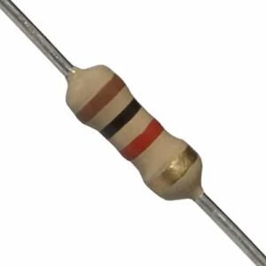 1K Ohm 0.25W Carbon Film Resistors (Pack of 50)
