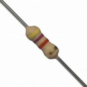 4.7 Ohm 0.25W Carbon Film Resistor (Pack of 50)