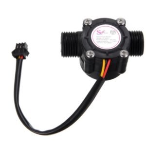 1/2” Water Flow Sensor 1-30L/min Hall Flowmeter Temperature sensor