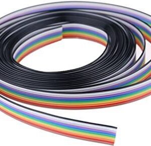 1 METER Ribbon Cable 1.27mm 10P Flat Color Rainbow Ribbon Cable