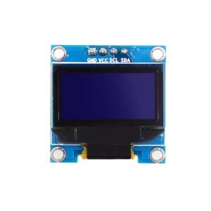 0.96 Inch Blue OLED Display Module 4-Pin – I2C 128×64 Display for Arduino & ESP32