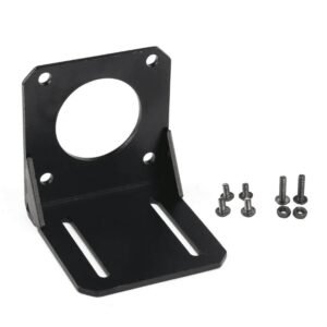 NEMA 17 Stepper Motor Holder / Bracket Mount designed for securely mounting NEMA 17 stepper motors in 3D printers, CNC machines, robotics, automation, and DIY mechanical projects.