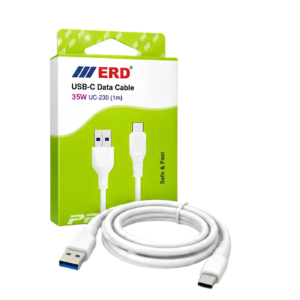 ERD UC230 USB-C Data Cable 1 Meter – 35W Charging Cable