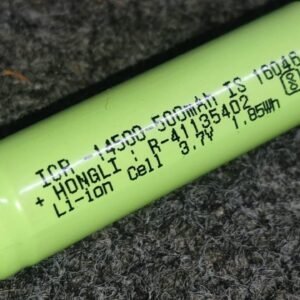 HONGLI ET11366 14500 Li-ion Rechargeable Battery – 3.7V 500mAh