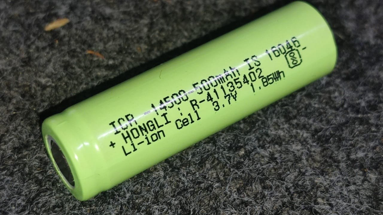HONGLI ET11366 14500 Li-ion Rechargeable Battery – 3.7V 500mAh