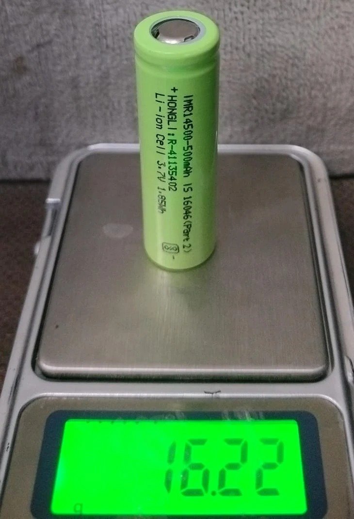 HONGLI ET11366 14500 Li-ion Rechargeable Battery – 3.7V 500mAh - Image 2