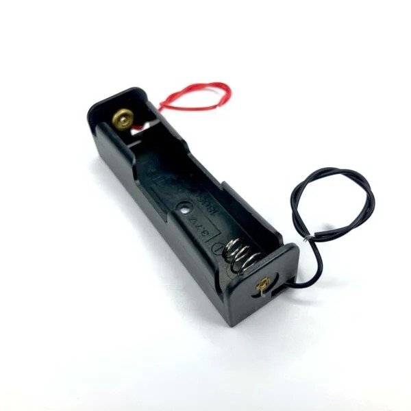 18650 Single Cell (1S) Battery Holder with Wire – 3.7V Lithium-Ion Battery Case - Image 2
