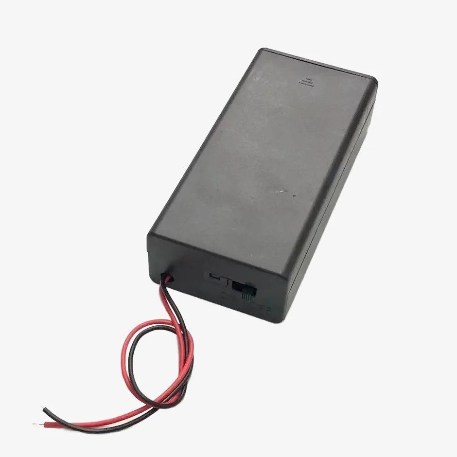 2 × AA Battery Holder with Cover & ON/OFF Switch – 3V Battery Case (67 mm) - Image 7